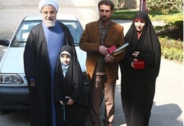 هدیه ویژه روحانی به حنانه 8 ساله/ آرزوی دخترک پس از دیدار با رئیس جمهور