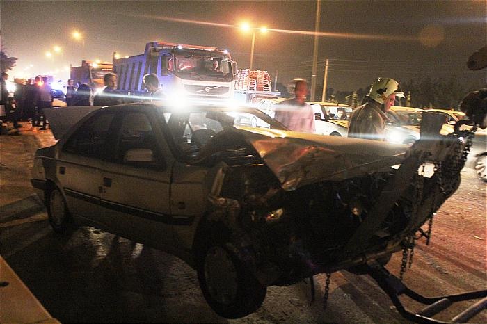 حوادث تهران تصادف خودرو عروسی اخبار تهران