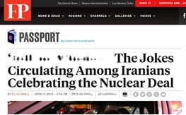 لطیفه های ایرانی برای موضوع هسته ای به دنیا هم سرایت کرد