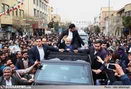 اولین عکس استقبال از رئیس جمهور در تبریز