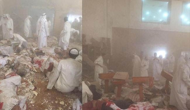اولین تصاویر منتشر شده از انفجار در مسجد شیعیان کویت/ افزایش تعداد قربانیان