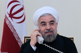 رییس جمهوری در گفتگوی تلفنی با امیر قطر: درگیری و نزاع میان مسلمانان باید متوقف شود