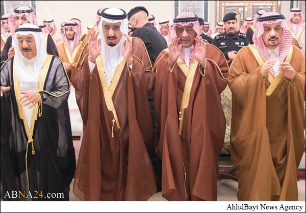 تصاویری از مراسم تدفین سعود الفیصل