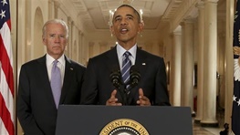 اوباما: توافق خط قرمزها را رعایت کرده است/ هر مصوبه کنگره را که مانع توافق باشد وتو می کنم