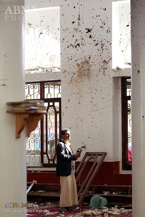 انفجار خونین در مسجد شیعیان یمن