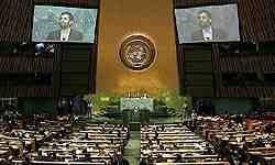 10 سال پیش در همین روز/پیشنهادهسته ای احمدی نژاد در سازمان ملل:حتی بالاترازNPTهمکاری می کنیم