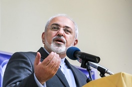 تاکید ظریف بر استفاده از راه حل سیاسی برای حل بحران منطقه