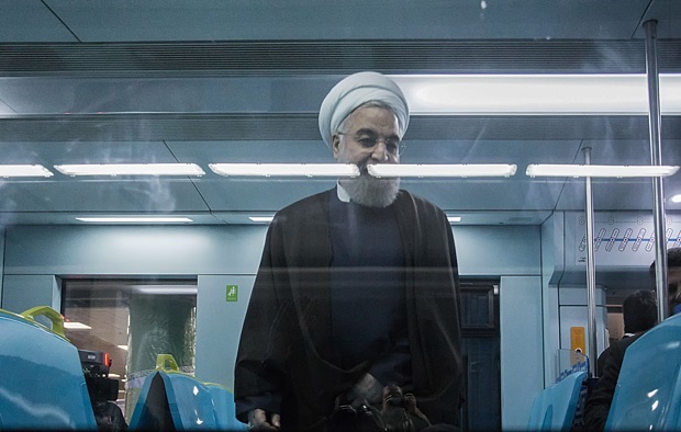 متروسواری رئیس جمهور,مترو سواری دکتر روحانی در مشهد