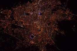 عکس فضانورد آمریکایی از تهران/تصویر پایتخت را از ایستگاه فضایی بین المللی ببینید