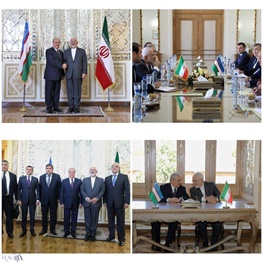 وزرای امور خارجه ایران و ازبکستان در تهران دیدار و گفتگو کردند