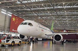 آزمایش اولین هواپیمای مسافربری چین تا یک ماه آینده