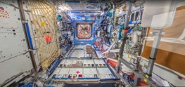 با سرویس نقشه گوگل در ایستگاه فضایی بین‌المللی بگردید!/تجربه خارق‌‌العاده در گران‌ترین ساخته بشر