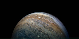 تصاویر| تازه‌ترین شاهکار هنری ناسا: آسمان آبی‌فام سیاره مشتری