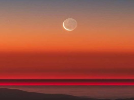 عکس| تصویر نجومی روز ناسا: ماه کهنه در آغوش ماه نو