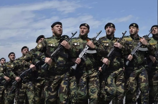 رژه نظامیان روس