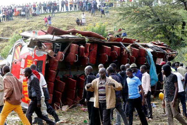 تصاویر| تصادف خونین در کنیا 