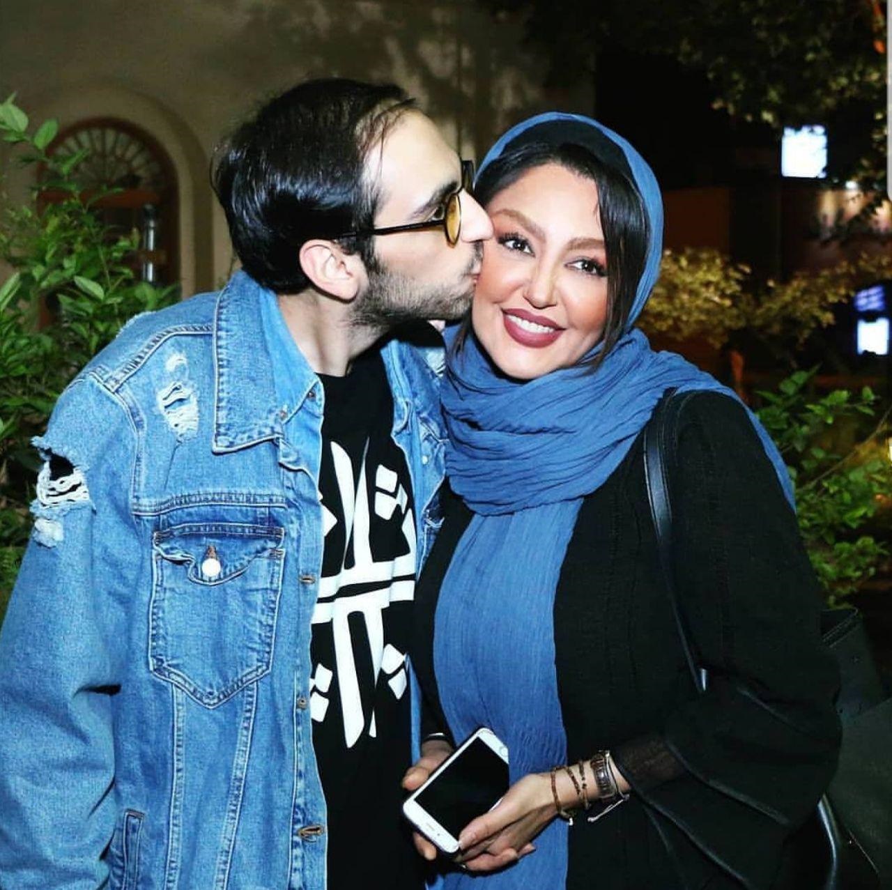 بوسه پسر شقایق فراهانی بر صورت مادرش/ عکس - خبرآنلاین