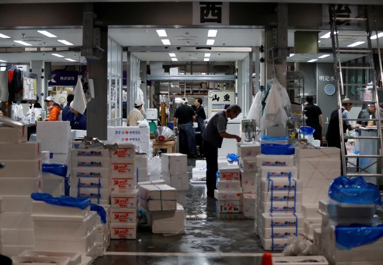 افتتاح بازار ماهی تویوسو ژاپن