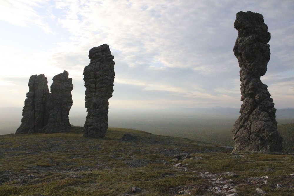 صخره‌های سنگی مان پوپو نر در روسیه