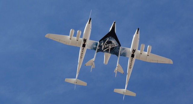 پرواز آزمایشی فضاپیمای "ویرجین گلکتیک" 