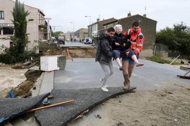خسارات سیل فرانسه