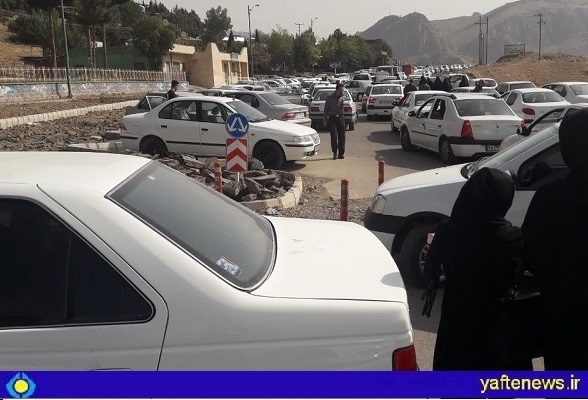 ترافیک قبرستان خرم آباد