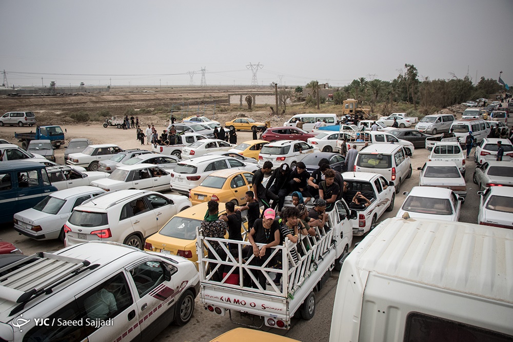 راهپیمایی عظیم اربعین حسینی در طریق ناصریه به خضر