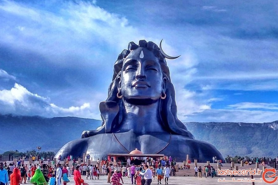 رونمایی از مجسمه 34 متری شیوا در هند