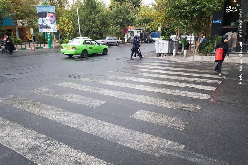 بارش اولین باران پاییزی در تهران