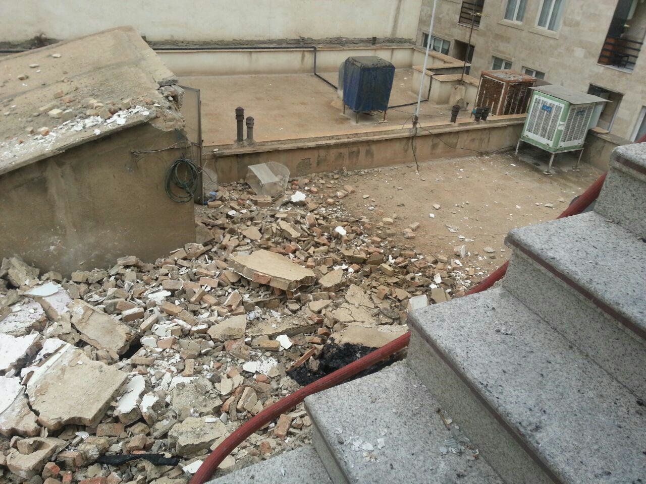 انفجار ساختمان مسکونی در خیابان جیحون
