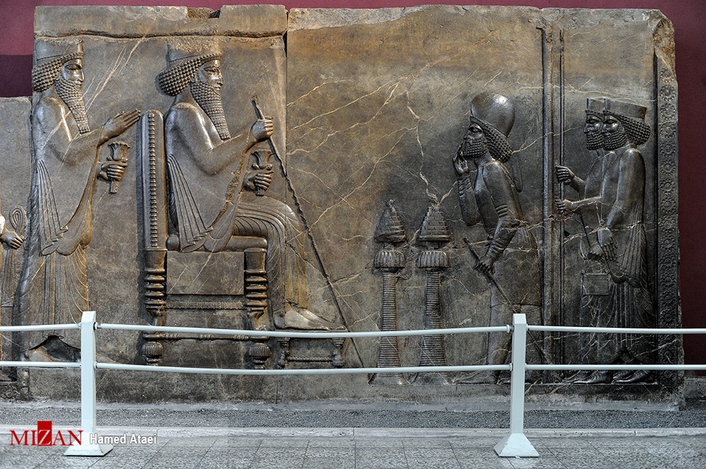 رونمایی از سردیس ۲۵۰۰ ساله سرباز هخامنشی