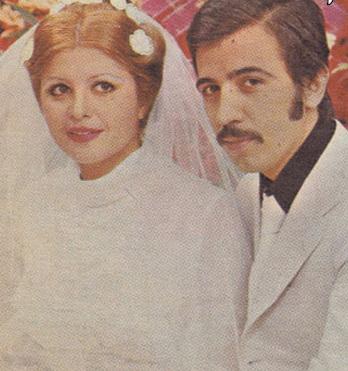 علی حاتمی و همسرش