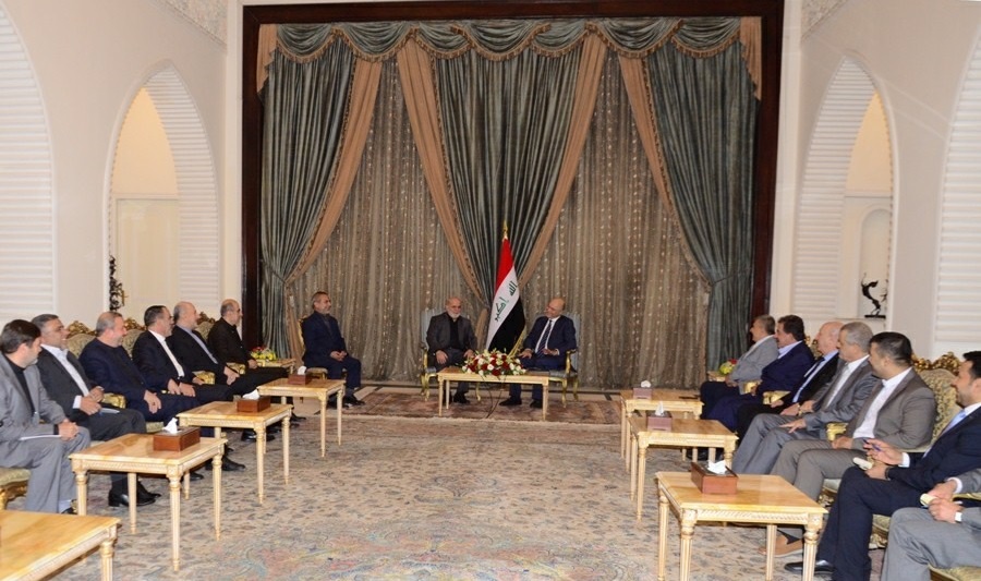 سفیر ایران با رئیس‌جمهور جدید عراق دیدار کرد
