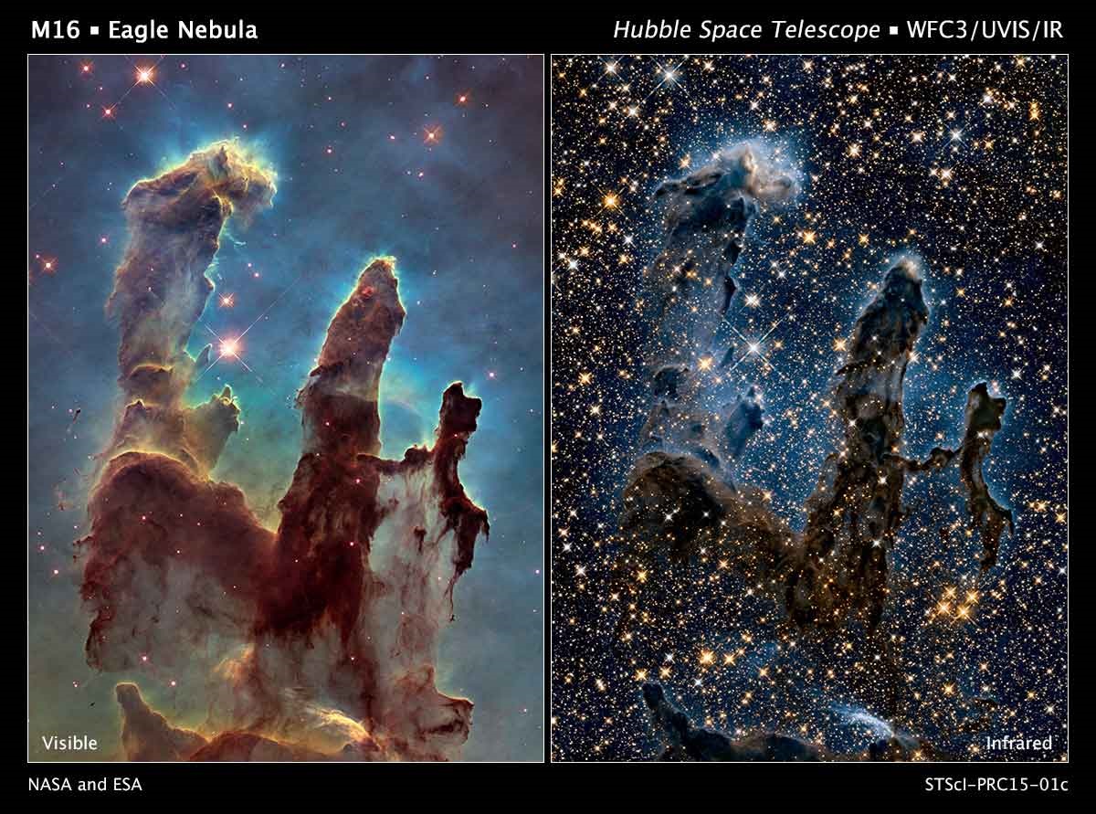 جذاب‌ترین عکس نجومی تاریخ: ستون‌های آفرینش 