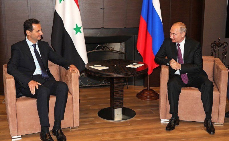 دیدار پوتین و بشار اسد/ عکس