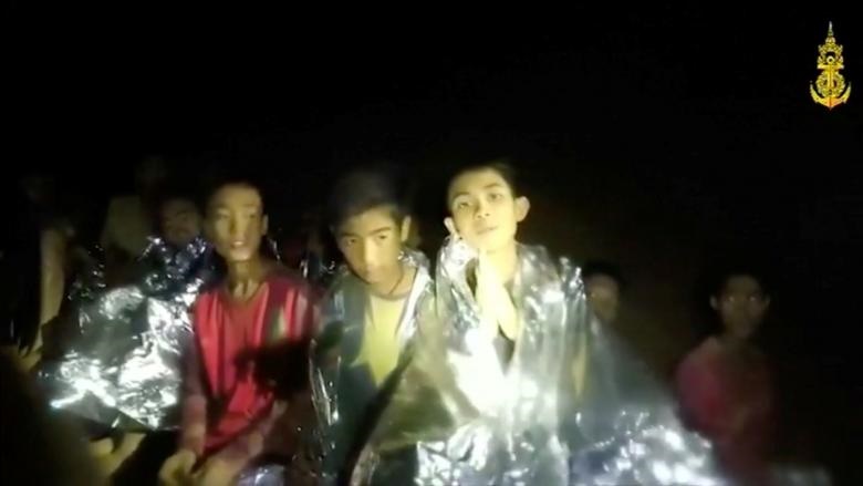 نجات پسران فوتبالیست تایلندی از غار