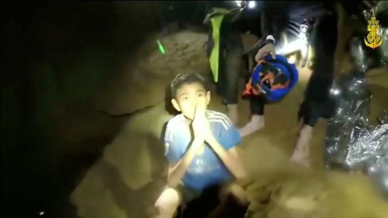 نجات پسران فوتبالیست تایلندی از غار