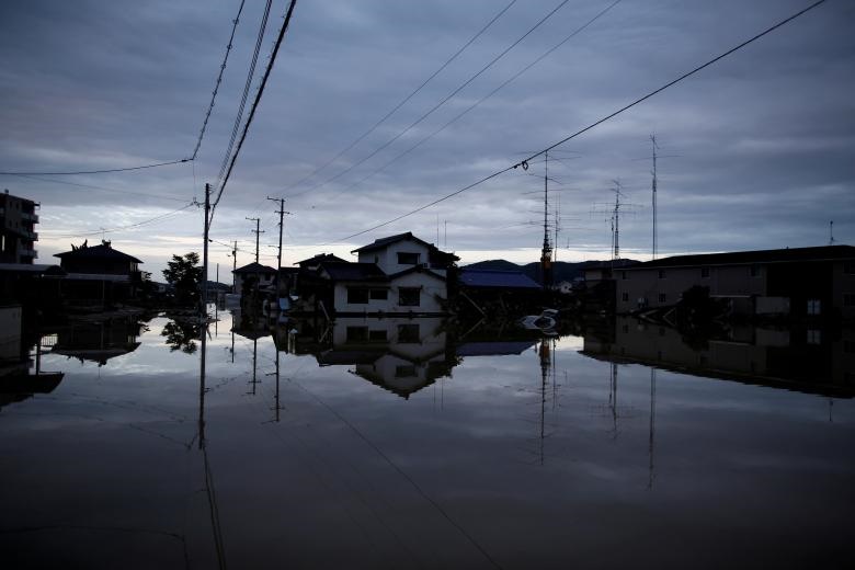 خسارات سیل مرگبار در ژاپن