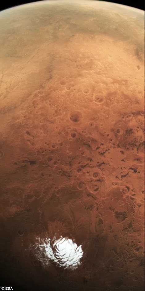 کشف آب در مریخ توسط کاوشگر "مریخ اکسپرس"