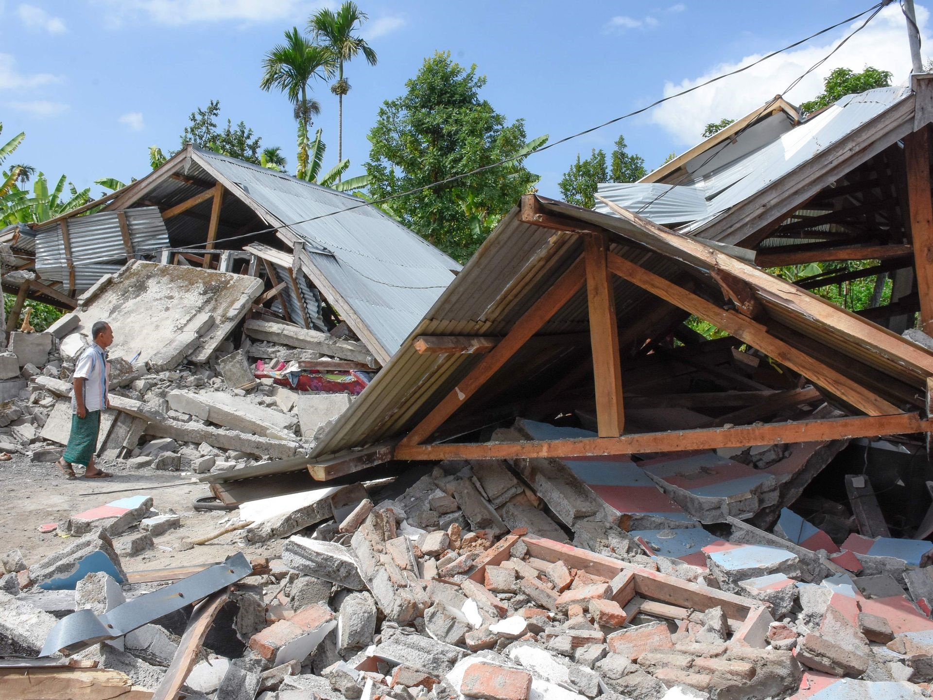 خسارات زلزله 6.4 ریشتری اندونزی