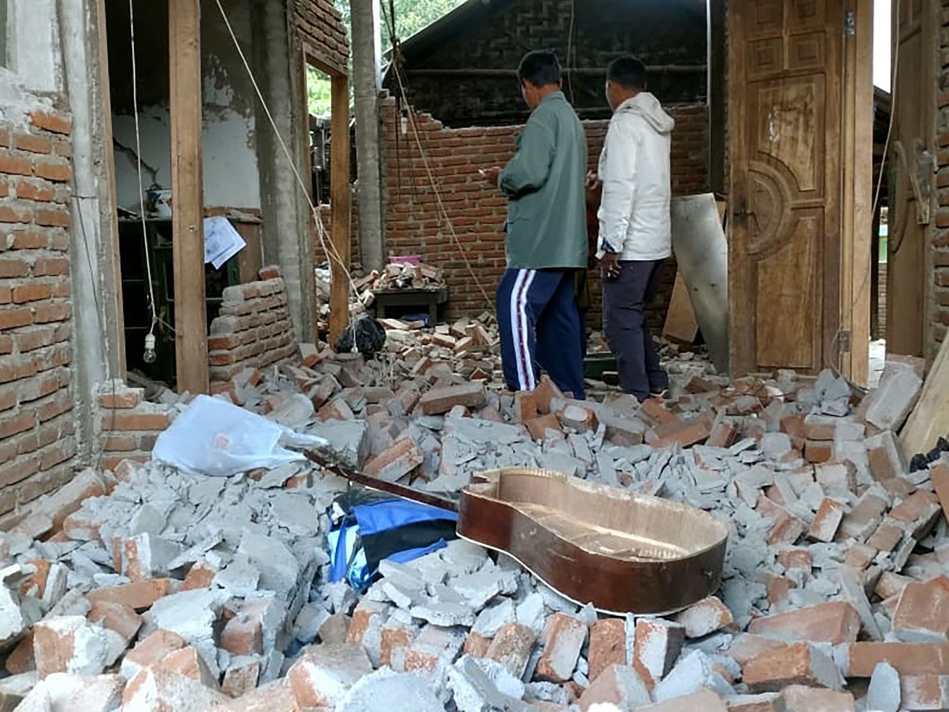 خسارات زلزله 6.4 ریشتری اندونزی