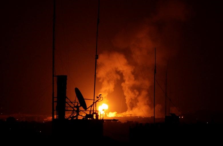 حملات شبانه جنگنده‌های اسرائیلی به نوار غزه و ویرانی‌های ناشی از آن