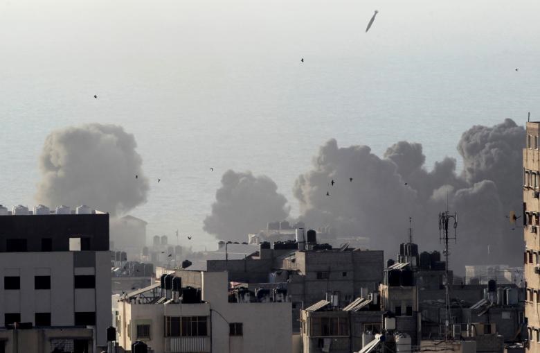حملات شبانه جنگنده‌های اسرائیلی به نوار غزه و ویرانی‌های ناشی از آن