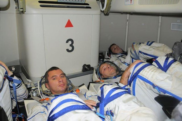 تمرین فضانوردان روس قبل از پرواز با ناو کیهانی فدراتسیا