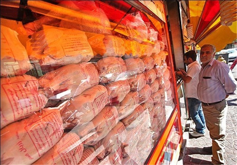 فروش مرغ و طیور در بازار