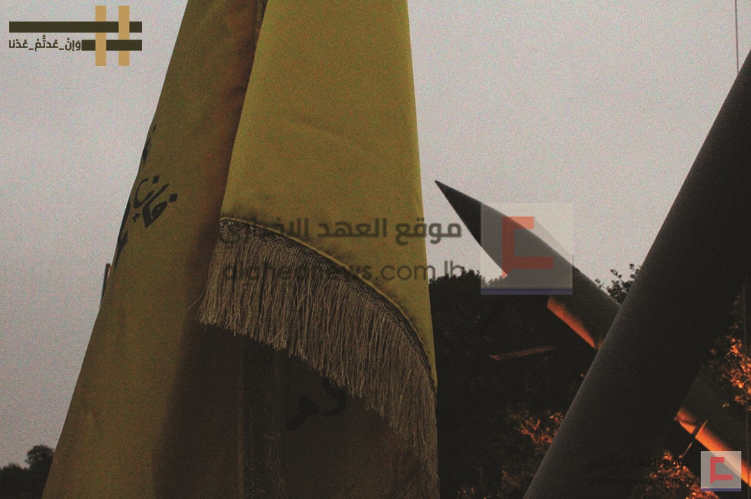 نمایش موشک «خیبر۱» توسط حزب‌الله