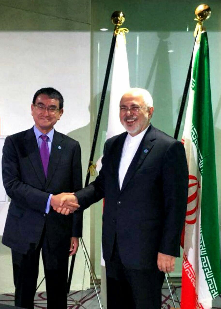 وزیران خارجه ایران و ژاپن دیدار و گفتگو کردند