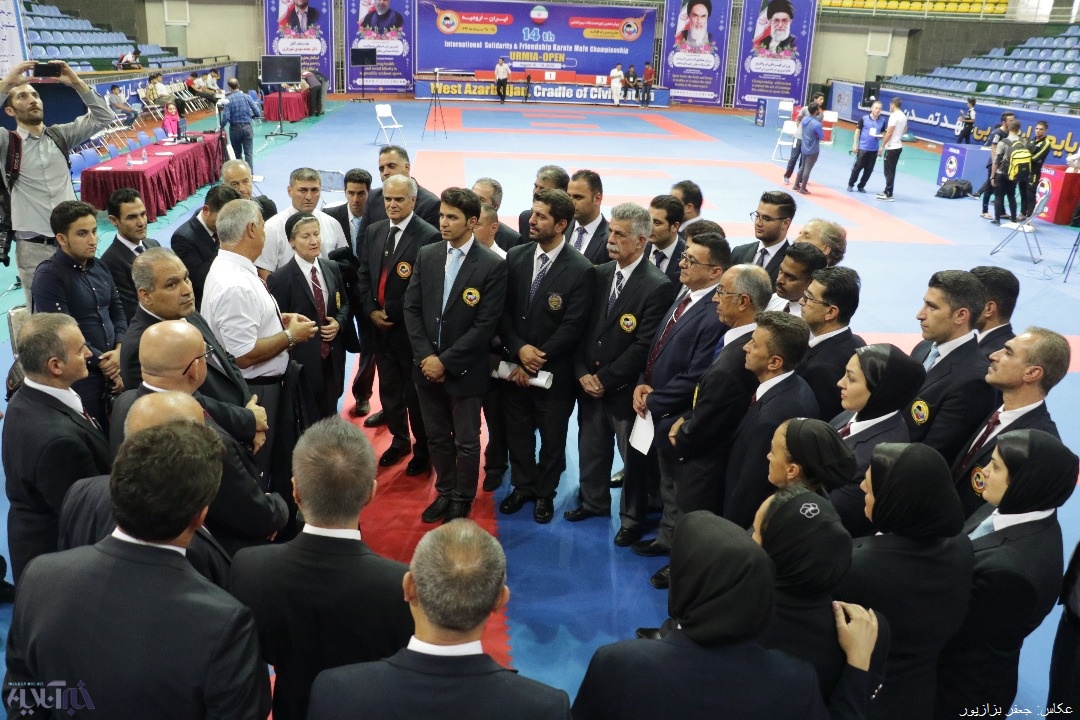 مراسم پایانی مسابقات بین‌المللی کاراته
