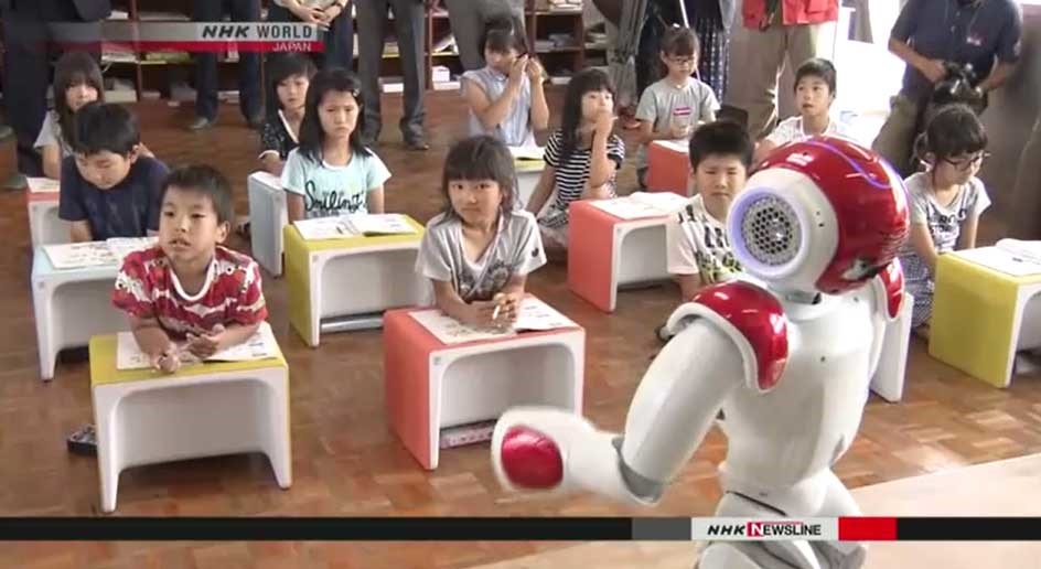 تجهیز مدارس ابتدایی ژاپن به ربات‌های انگلیسی‌زبان