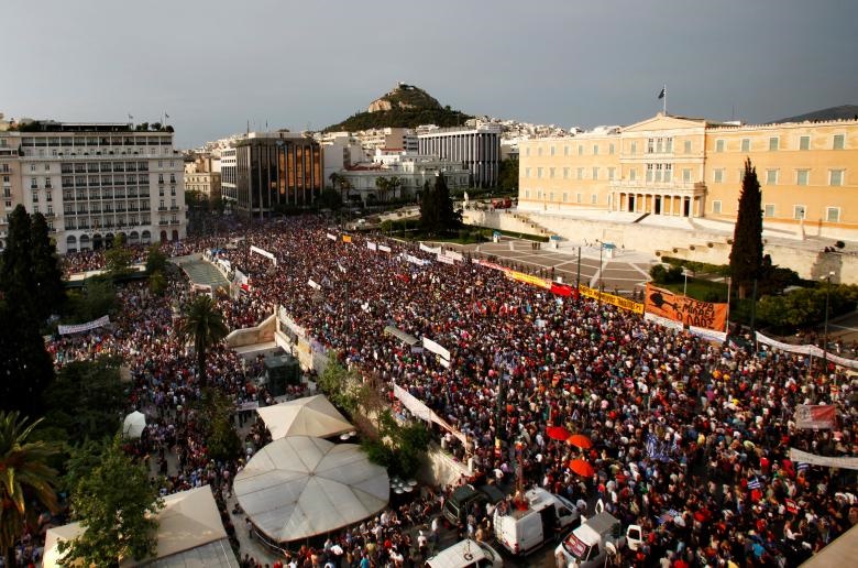 یونان در زمان بحران اقتصادی